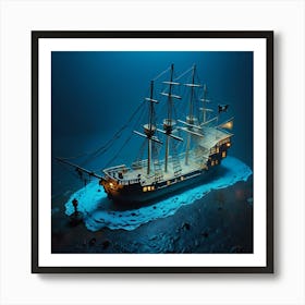 Pirate Ship 6 Art Print