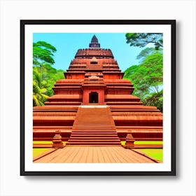 Temple In Sri Lanka Art Print
