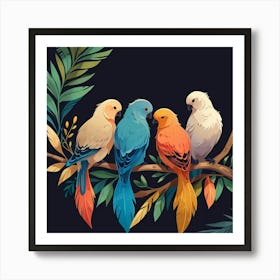 Birds Of A Feather Art Print 5 Art Print