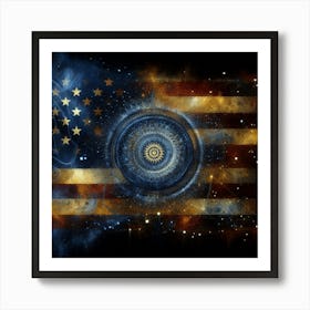 Usa Flag 1 Art Print