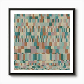 BAR CODE (Generative) V11 Art Print