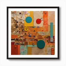 Abstract Collage 1 Art Print