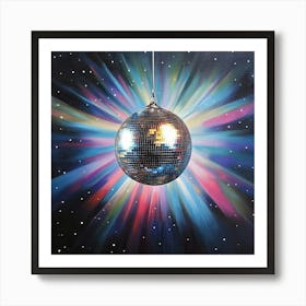 Disco Ball Art 17 Art Print