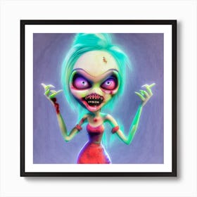 Cassie (Avatar Xandarath Collection) Halloween Art Print