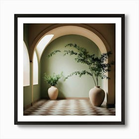 Room With Plants 2 Art Print