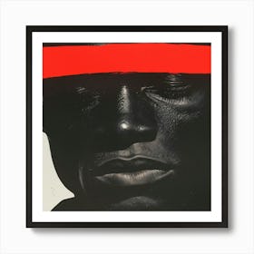 Portrait Of A Black Man 2 Art Print