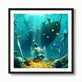 Pirates Of The Caribbean 4 Art Print