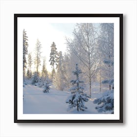 Winter Forest Art Print