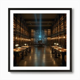 Library Stock Photos & Videos Art Print