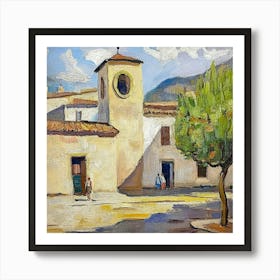 Town In Spain Art Print