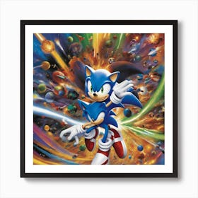 Sonic The Hedgehog 93 Art Print