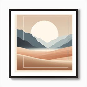 Abstract Landscape Painting Art Print