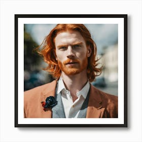 Man With Red Hair 2 Art Print