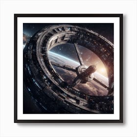 Spaceship 13 Art Print