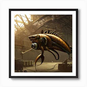 Steampunk Fish 1 Art Print