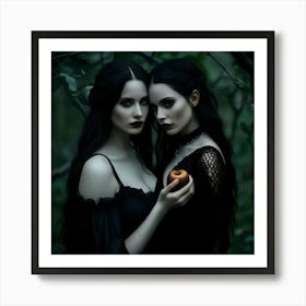 Gothic Women 6 Art Print