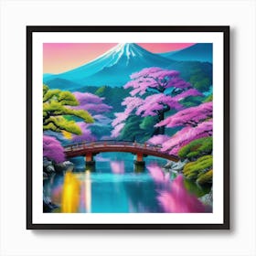 Japanese Bridge Art Print