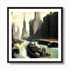 NYC 1929 Manhattan  Art Print