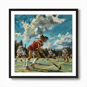 Field Hockey 13 Art Print