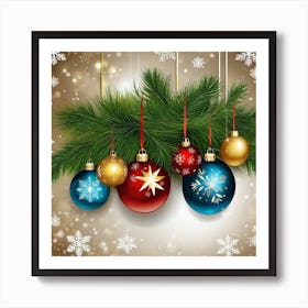 Christmas Ornaments 167 Poster