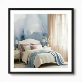 Abstract Watercolor Wall Mural Poster