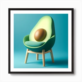 Avocado Chair 5 Art Print