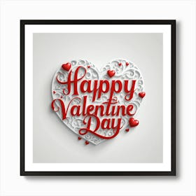 Happy Valentine Day 2 Art Print