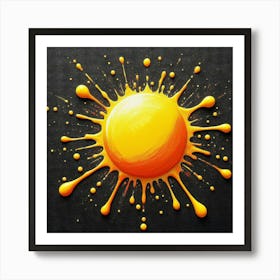 Splatter Painting 2 Art Print