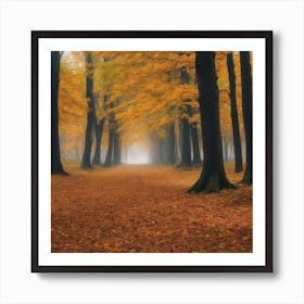 Autumn Forest 1 Art Print