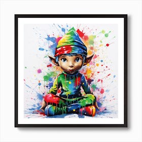 Elf On The Shelf 3 Art Print