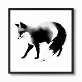 Fox Painting 2 Art Print
