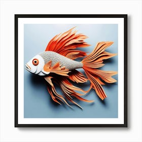 Paper Fish Art Print