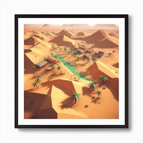 Desert Landscape 78 Art Print