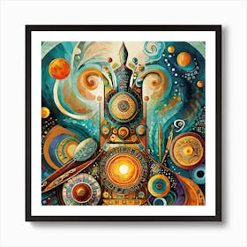 Psychedelic Painting Art Print