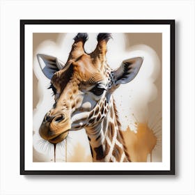 Giraffe Art Print