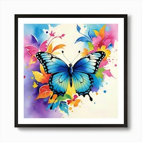 Butterfly Painting 161 Art Print