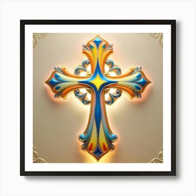 Christian Cross Affiche