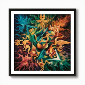 Abstract Painting Alchemy Art Print Art Print