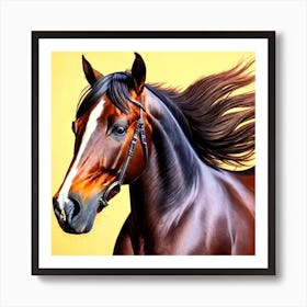 Horse Portrait Art Print