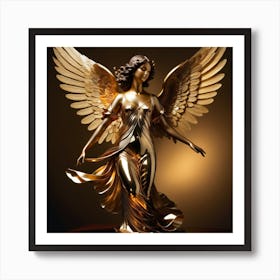 Angel Statue 1 Art Print
