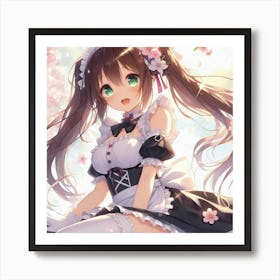 Maid Anime 1 Art Print