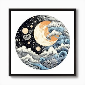 Great Moon Art Print