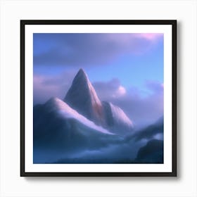 Mountain In The Sky Art Print