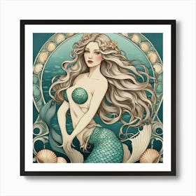 Mermaid 4 Art Print