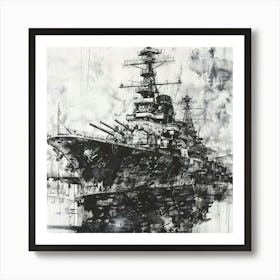 Battleship Art Print