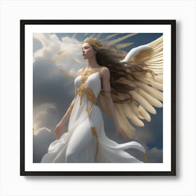 Angel With Wings 1 Art Print