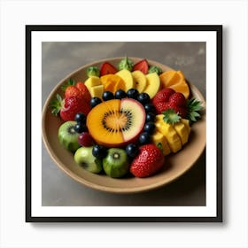 Default Create Unique Design Of Fruits In Beautiful Dish 1 Art Print