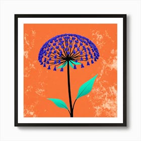 Blue Flower 17 Art Print