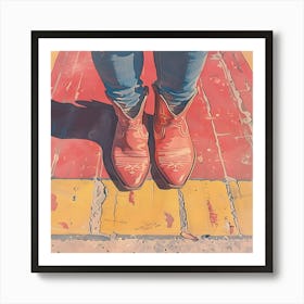 Cowboy Boots 3 Art Print