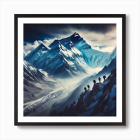 Everest Mountain Poster